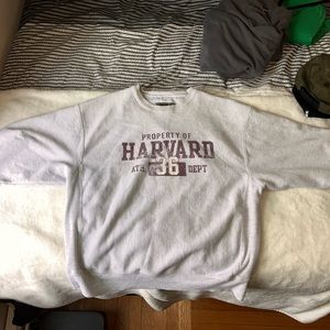 Men’s large vintage champion brand Harvard sweatshirt